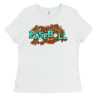 White baseball Ladies Tee - texasbilliewilder