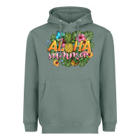 Sage aloha summer Heavyweight Hoodie - BarkalooDesign