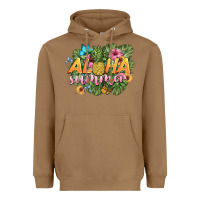 Toasted Coconut aloha summer Heavyweight Hoodie - BarkalooDesign