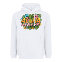 White aloha summer Heavyweight Hoodie - BarkalooDesign