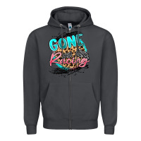 Smoke gone racing Zipper Hoodie - MaliasSmallBusiness