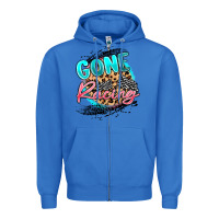 True Royal gone racing Zipper Hoodie - MaliasSmallBusiness