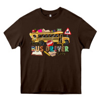 Chocolate Brown best bus driver ever Heavy Core Tee - texasbilliewilder