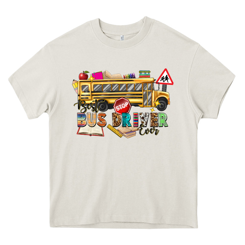 Best Bus Driver Ever Heavy Core Tee by texasbilliewilder | Teevron