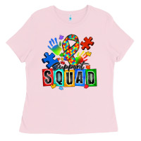 Bubblegum Pink support squad autism Ladies Tee - Zillion Design Studio