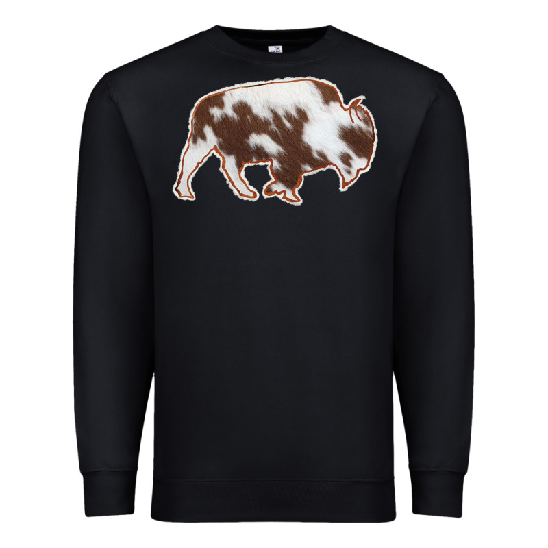 Cowhide Bison Silhouette Premium Sweatshirt by Bettercallsaul | Teevron