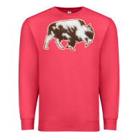 Cardinal Cowhide Bison Silhouette Premium Sweatshirt - Bettercallsaul