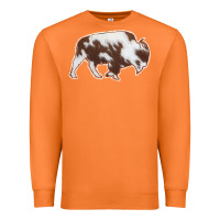 Carrot Cowhide Bison Silhouette Premium Sweatshirt - Bettercallsaul