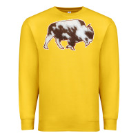Lemon Cowhide Bison Silhouette Premium Sweatshirt - Bettercallsaul