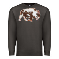 Smoke Cowhide Bison Silhouette Premium Sweatshirt - Bettercallsaul