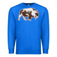 True Royal Cowhide Bison Silhouette Premium Sweatshirt - Bettercallsaul