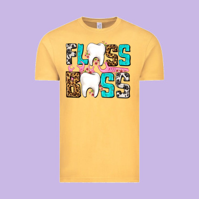 Floss Boss Vintage Tee Designed By Adodesignshop