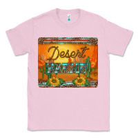 Bubblegum Pink western desert darlin sunset serape leopard sunflowers mousepad Classic Tee - BarkalooDesign