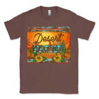 Chestnut western desert darlin sunset serape leopard sunflowers mousepad Classic Tee - BarkalooDesign