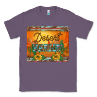 Lavender western desert darlin sunset serape leopard sunflowers mousepad Classic Tee - BarkalooDesign