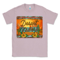 Lilac western desert darlin sunset serape leopard sunflowers mousepad Classic Tee - BarkalooDesign
