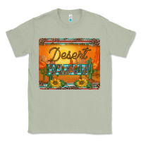 Matcha western desert darlin sunset serape leopard sunflowers mousepad Classic Tee - BarkalooDesign
