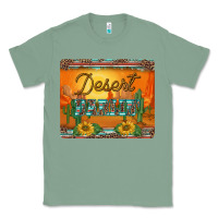 Sage western desert darlin sunset serape leopard sunflowers mousepad Classic Tee - BarkalooDesign