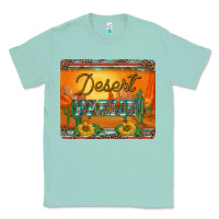 Seafoam western desert darlin sunset serape leopard sunflowers mousepad Classic Tee - BarkalooDesign