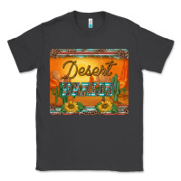 Smoke western desert darlin sunset serape leopard sunflowers mousepad Classic Tee - BarkalooDesign
