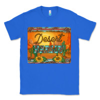 True Royal western desert darlin sunset serape leopard sunflowers mousepad Classic Tee - BarkalooDesign