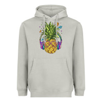 Moon Dust pineapple with headphone Heavyweight Hoodie - BarkalooDesign