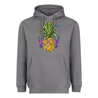 Storm pineapple with headphone Heavyweight Hoodie - BarkalooDesign