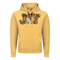 Vintage Mustard shiba inu christmas joy Vintage Hoodie - RanaPortraitStore