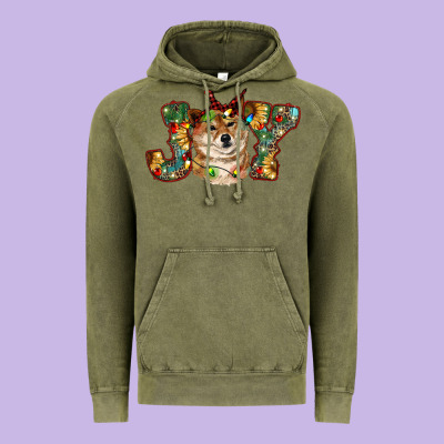 Shiba Inu Christmas Joy Vintage Hoodie Designed By Ranaportraitstore