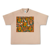 Burro sunflower turquoise leopard cowhide horseshoe Urban Heavy Tee - Artiststas