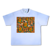Grape Ice sunflower turquoise leopard cowhide horseshoe Urban Heavy Tee - Artiststas