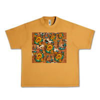 Peanut Butter sunflower turquoise leopard cowhide horseshoe Urban Heavy Tee - Artiststas