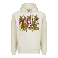 Oatmeal Heather Texas Mardi Gras Premium Hoodie - NancyCooperArtShop