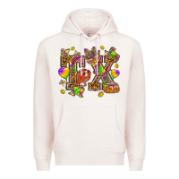 Pale Pink Texas Mardi Gras Premium Hoodie - NancyCooperArtShop