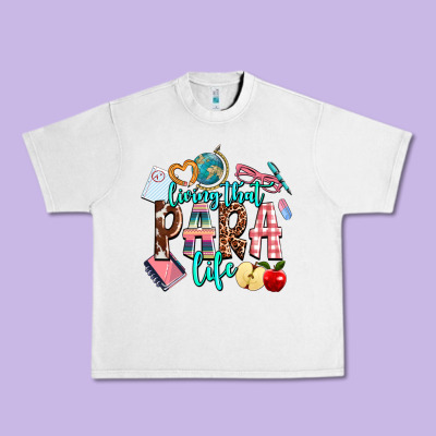 Living That  Para  Life Urban Heavy Tee Designed By Adodesignshop