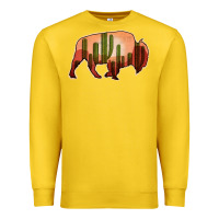 Lemon Cactus Bison Silhouette Premium Sweatshirt - Bettercallsaul