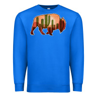 True Royal Cactus Bison Silhouette Premium Sweatshirt - Bettercallsaul