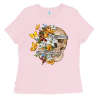 Bubblegum Pink Kinda Emotional Kinda Emotionless Ladies Tee - RanaPortraitStore