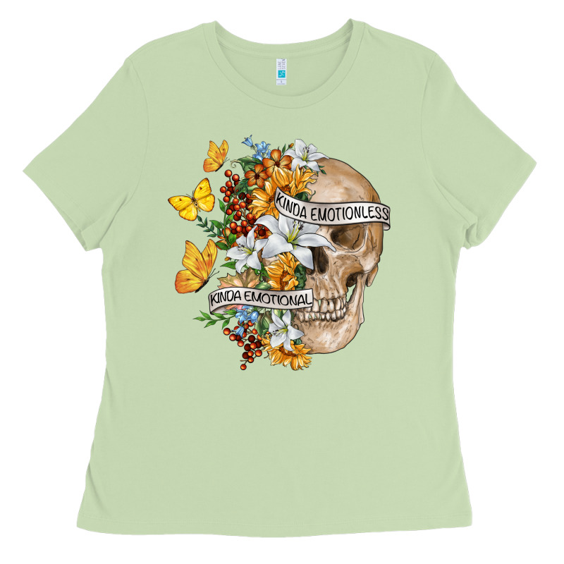 Kinda Emotional Kinda Emotionless Ladies Tee by RanaPortraitStore | Teevron