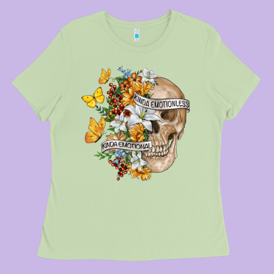 Ladies Tee Kinda Emotional Kinda Emotionless