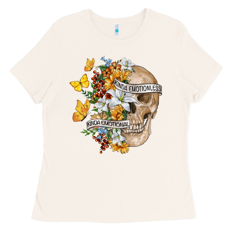 Kinda Emotional Kinda Emotionless Ladies Tee by RanaPortraitStore | Teevron
