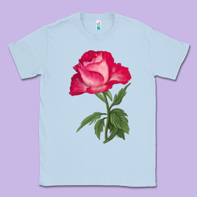 Love At First Sight Rose Classic Tee Designed By Lillyallendesigns