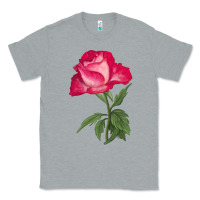 Heather Grey Love At First Sight Rose Classic Tee - LillyAllenDesigns