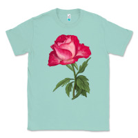 Seafoam Love At First Sight Rose Classic Tee - LillyAllenDesigns