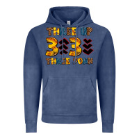 Vintage Denim three up three down softball Vintage Hoodie - AdoDesignShop