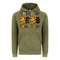 Vintage Olive three up three down softball Vintage Hoodie - AdoDesignShop