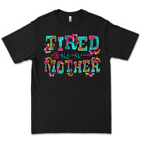 Black tired as a mother Premium Tee - Zillion Design Studio