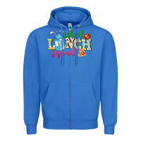 True Royal school lunch squad Zipper Hoodie - NancyCooperArtShop