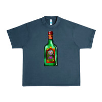 Midnight Navy tequila bottle Urban Heavy Tee - AdoDesignShop