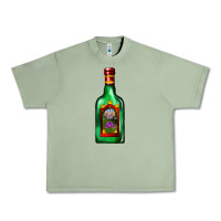 Oil Green tequila bottle Urban Heavy Tee - AdoDesignShop